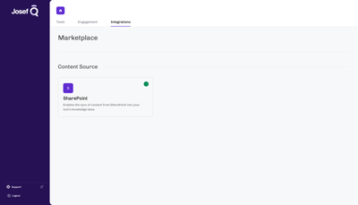 Integrations sharepoint connected