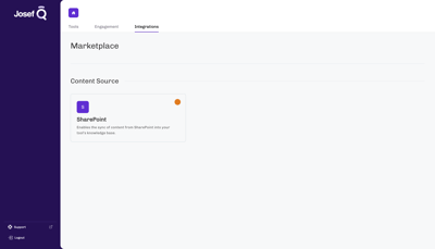 Integrations sharepoint unconnected