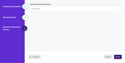 SharePoint Auth step 3 sharepoint document library